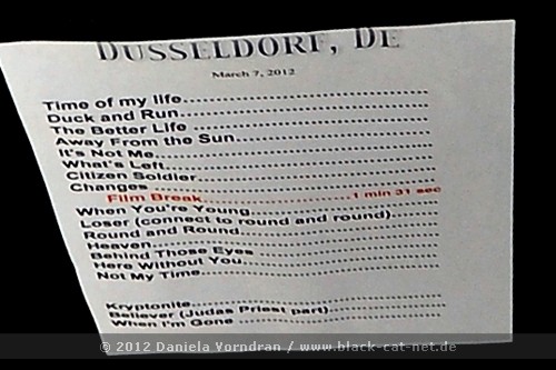 Black Cat Net Live 3 Doors Down Dusseldorf 07 03 2012